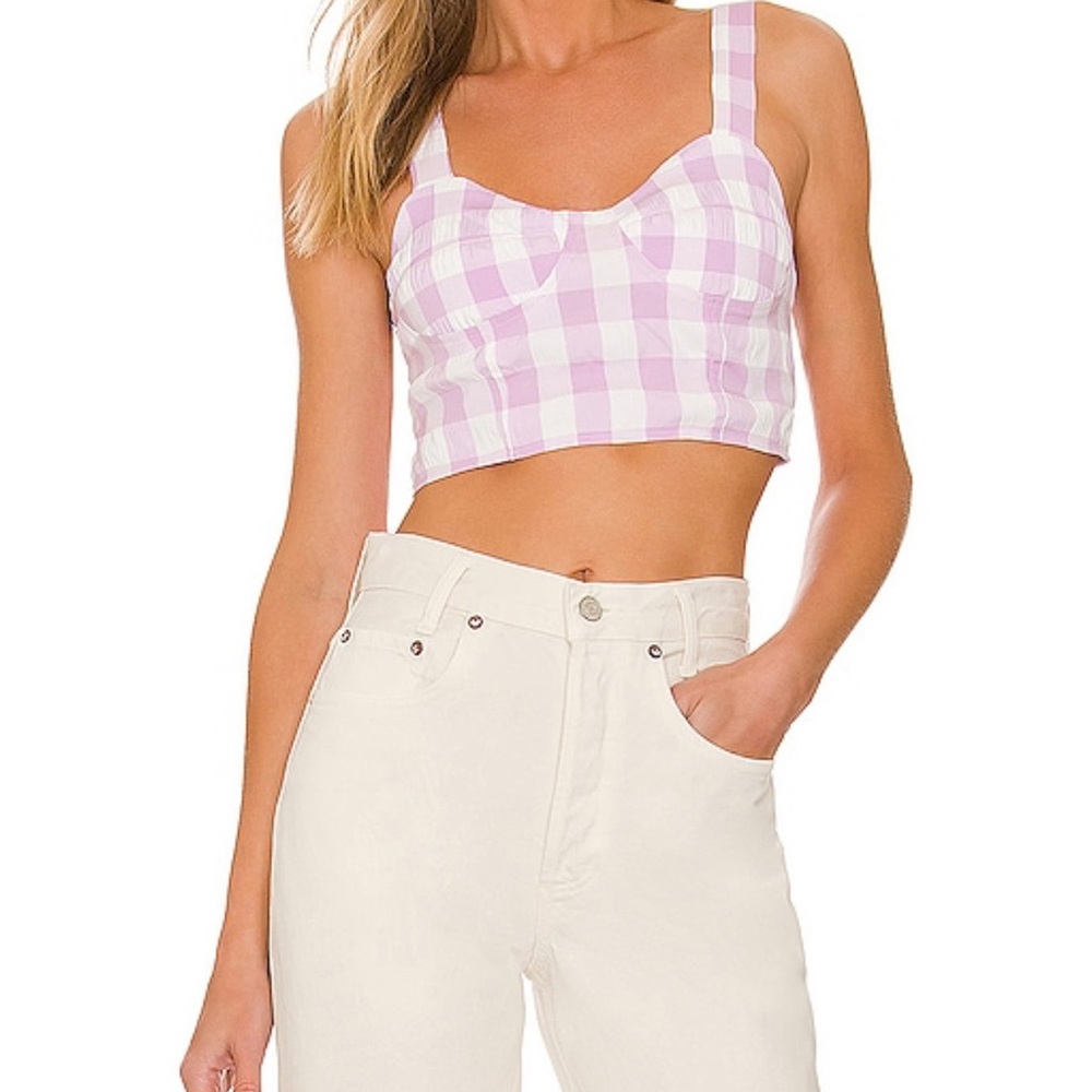 Steve Madden down at the bustier top